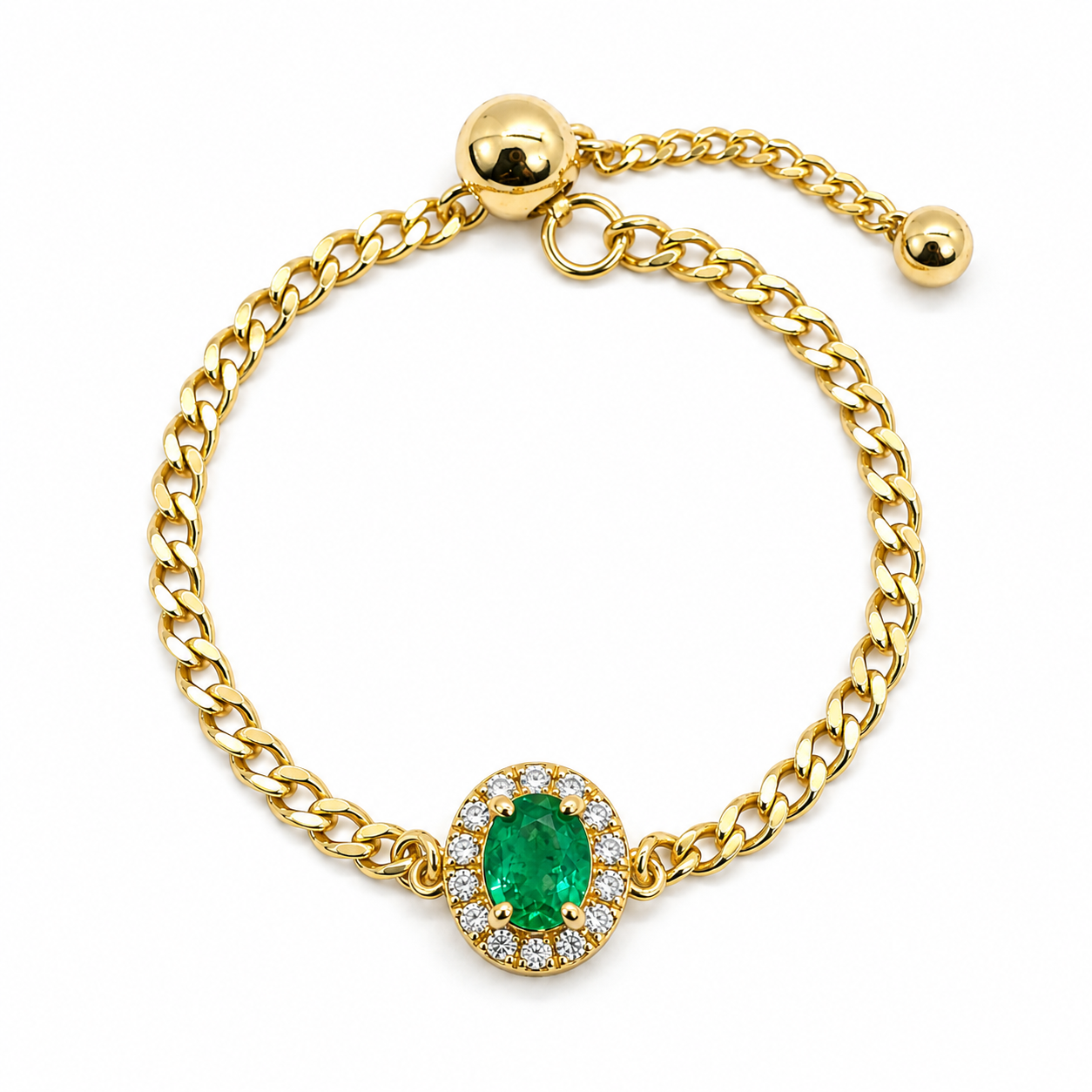 Jadeite diamond bracelet